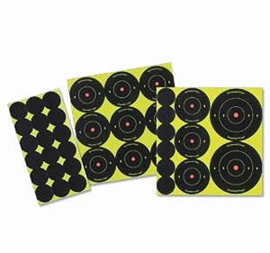 Shoot-N-C Targets: Bull's-Eye 2" Round Target (Per12) by Birchwood Casey 34210