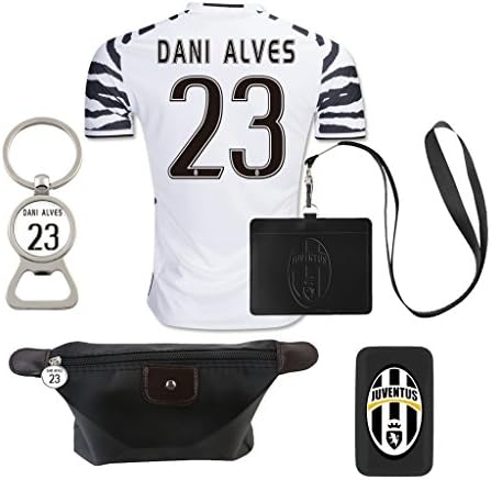#23 Dani Alves (6 in 1 Combo) Juventus F.C. 2nd Away Match Adult Soccer Jersey 2016-2017
