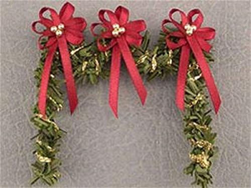 SaLe!!! Dollhouse Miniature Handcrafted Fireplace Garland by Doll House Shoppe