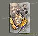 KOBE BRYANT NBA LAKERS BASKETBALL CANVAS PAINTING MOUNTED 22X28X1.5