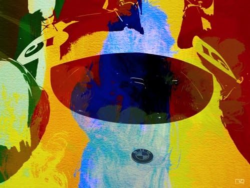 NAXART BMW Open Cockpit Premium Poster Print 14.5"x19"