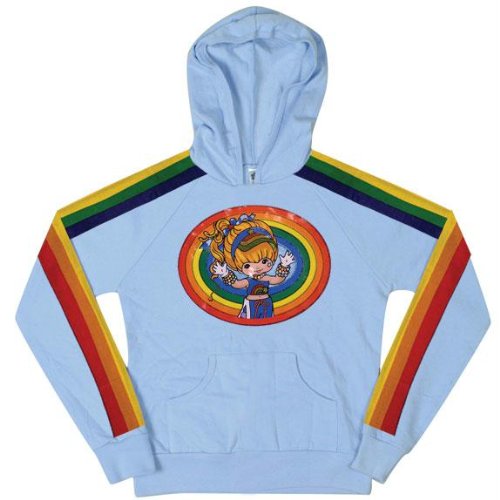 Rainbow Brite - Rainbow Ladies Blue Hoodie