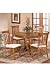 Bayberry 5-piece Rnd Dinng Set Set Oak