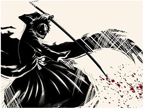 Poster4U Manga Anime Japan Ichigo Hollow Bleach Poster (Print, 12 inch x 18 i...