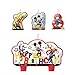 Amscan 013051762872 Mickey Mouse Party Supplies On The Go Candles, One Size, Multicolor