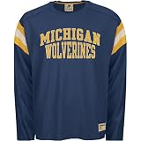 Reebok Heisman Distressed Michigan Wolverines Long Sleeve T-Shirt