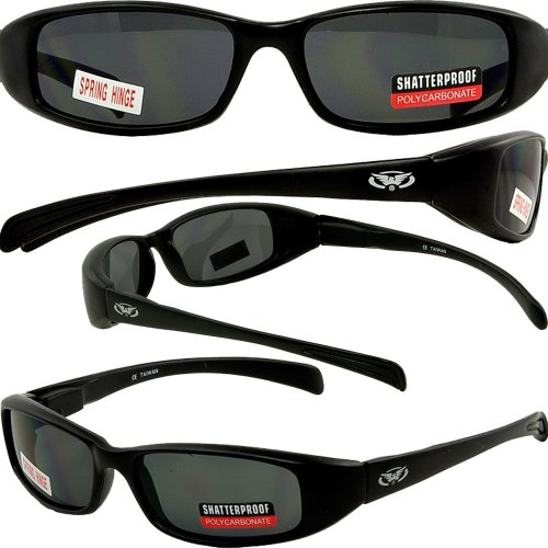 NEW ATTITUDE SUNGLASSES BLACK FRAME UV400 EYEWEAR SUPER DARK LENSES