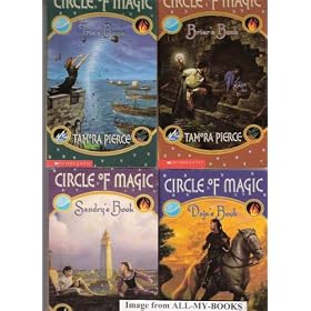 Circle of Magic [4] Books By Tamora Pierce "Briar's Book", "Tris's Book", "Sandry's Book" and "Daja's Book" (Paperbacks)