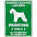 schnauzer20 - MINIATURE SCHNAUZER LOVERS PARKING ONLY PARKING SIGN DOG