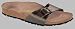 Birkenstock Slipper ''Madrid'' aus Birko-Flor in gold-braun mit schmalem Fussbett