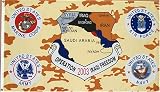 Operation Iraqi Freedom Flag - 3 foot by 5 foot Polyester (NEW)