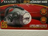 SENTRY RUGGED OUTDOOR FLASHLIGHT RADIO CLOCK