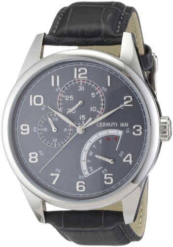 Cerruti Herren-Armbanduhr XL FERRETTI Analog Leder CRA048A275H Preisvergleich