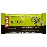 Clif Nectar Organic Fruit and Nut Bar, Cranberry, Apricot and Almond, 1.6-Ounce Bars (Pack of 18)
