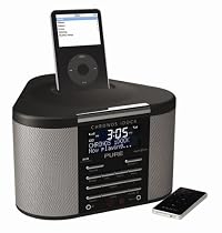 PURE Chronos iDock, DAB Digital and FM clock radio with iPod Dock (black)