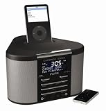 PURE Chronos iDock DAB/FM Clock Radio with iPod Dock - Black