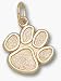 Clemson Tigers Paw 1/2 Lapel Pin - 14KT Gold Jewelry