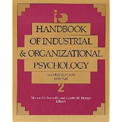 Handbook of Industrial and Organizational Psychology: v. 2 (Handbook of Industrial & Organizational Psychology)