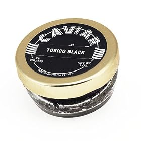Marky's Tobiko Black, Capelin Sushi Caviar - 1 oz