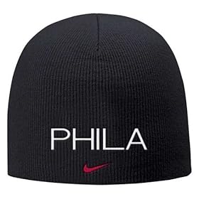 Nike Philadelphia 76ers Black Rewind Knit Beanie