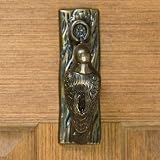 Woodpecker Door Knocker - Antique Brass