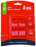 Adventure Medical Kits Sol Slim Rescue Howler Whistle, 2 Count
