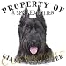 schnauzer5  - Giant Schnauzer Mousepad Dog Mouse Pad Property Of