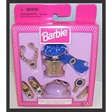 Special Collection Barbie Doll Golden Evening Blue & Silver 10 Piece Accessory Set