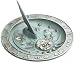 Kay Home Products 14503 Garden Beauty Solid Brass Sun/Moon/Star Bird Feeder/Sundial