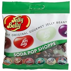 Jelly Belly Soda Pop Shoppe Jelly Beans, Assorted Flavors, 3.5-Ounce Bags (Pack of 12)