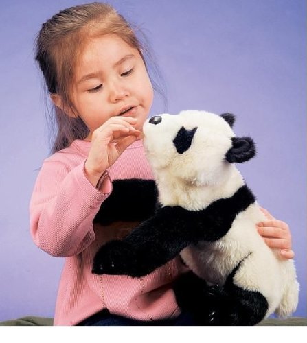 Plush Small Panda Puppet 14\
