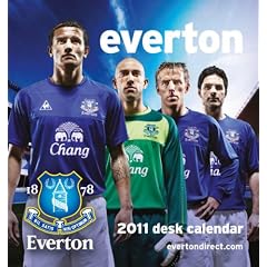 Official Everton FC 2011 Desk Easel Calendar