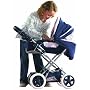 Corolle Nursery Navy blue & pink Carriage - 12" x 15" x 21"
