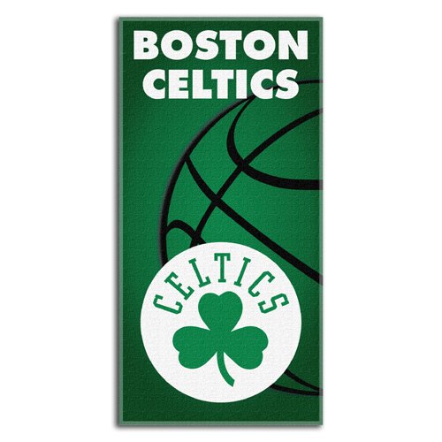 Boston Celtics NBA Fiber Reactive Beach Towel (Emblem Series) (60x30")"