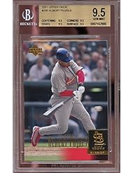Trading Cards: 2001 upper deck #295 ALBERT PUJOLS cardinals rookie BGS 9.5 (9.5 9.5 9.5 9.5) Graded Card - upper deck