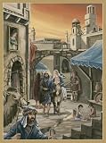 Bethlehem Village German Advent Calendar