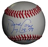 New York Yankees David Cone Autographed ROLB Baseball with "7-18-99" Perfect Game Inscription! Proof Photo of David Signing for Us.