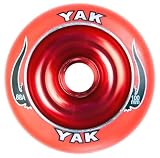 YAK Scat II Metal Core Wheel Red 100mm