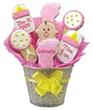 Bouncing Baby Girl Cookie Arrangement