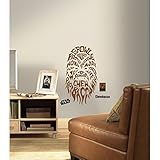 RoomMates Star Wars Typographic Chewbacca Peel and Stick Giant Wall Decals
