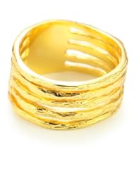gorjana "Perry" Five Band Ring, Size 7