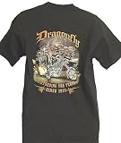 Dragonfly Roadhouse Disturbing the Peace T shirt Skeleton Biker T Shirt by Dragonfly Clothing