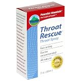 Peaceful Mountain Throat Rescue Throat Spray, 2-Ounce Packages (Pack of 2)
