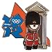 London 2012 Olympics Wenlock Palace Guard Pin