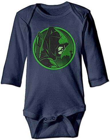 Green Arrow-Oliver Queen Boys Girls Baby Onesies Bodysuits Long Sleeve
