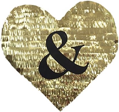 Ampersand Symbol Heart Pinata