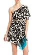 2b One Shoulder Abstract Ombre Asymmetric Dress