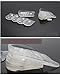 5 Layers Taller Insole Silicone Gel Inserts Lift Shoe Pads Height Increase