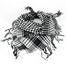ARAB SHEMAGH FRINGE HEAD SCARF WRAP SHAWL 32x38 WHITE