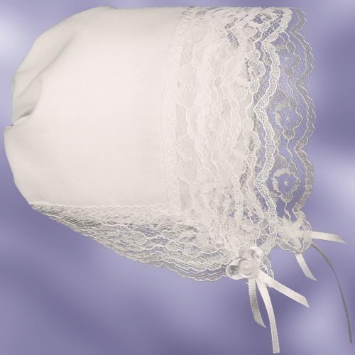 KBC Products 2841 Cotton The Keepsake Bonnet - Dedication Day